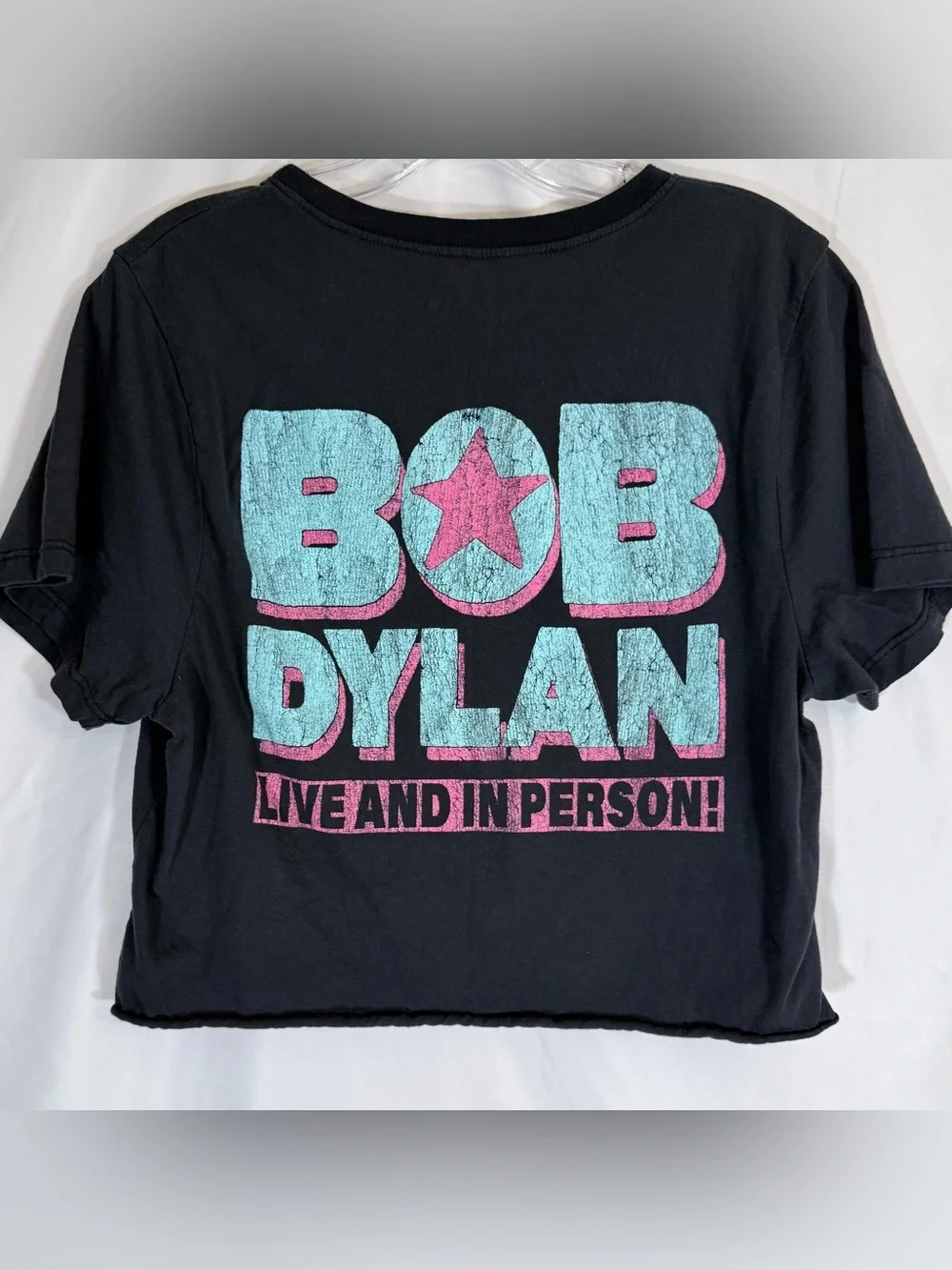 Prince Peter Collection Bob Dylan Forest Hill Graphic Cropped Tee Size Medium